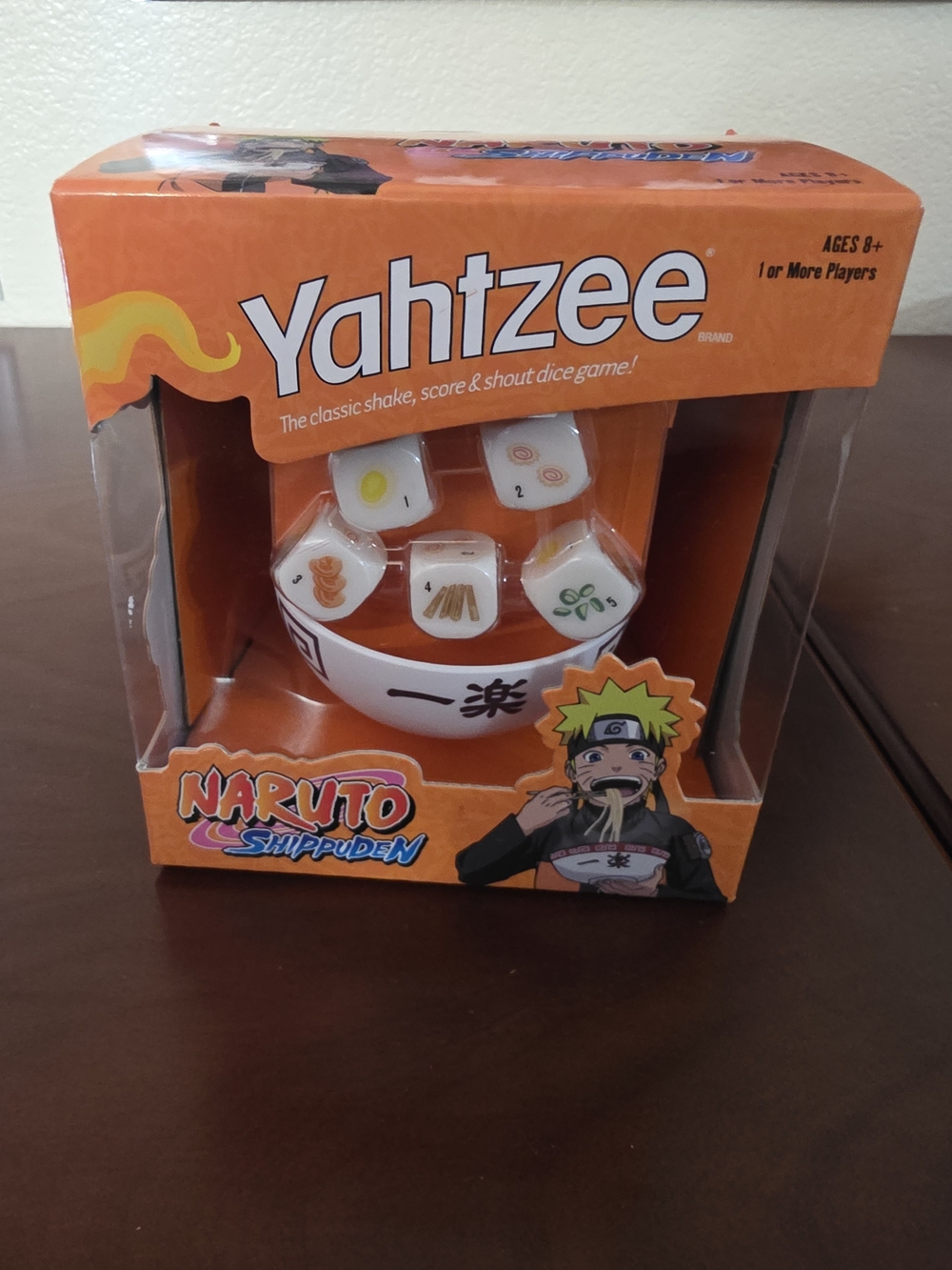 Naruto Shippuden Edition Yahtzee Dice Game - Orange